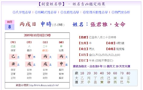 姓名學分析免費|劍靈命理網